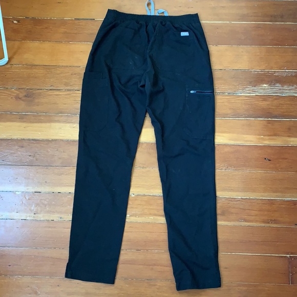 FIGS Yola Skinny Scrub Pants - Black - Picture 2 of 3